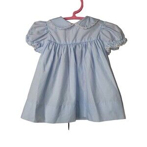 VINTAGE Nannette Baby Blue Dress Size 18 Months